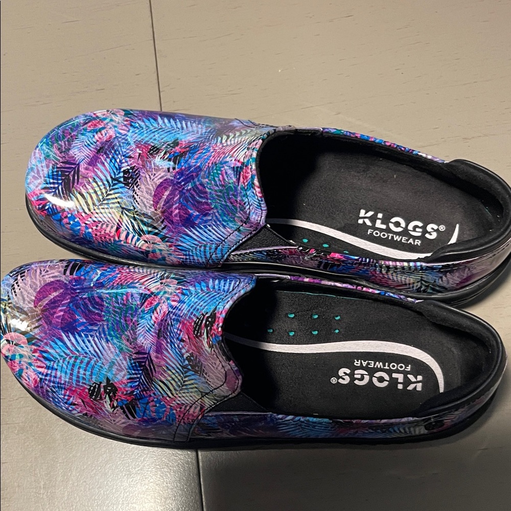Klogs Multicolor Patterned Slip-Ons